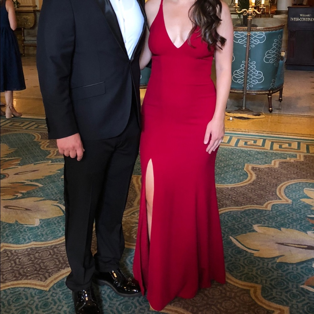 Dress the Population trumpet gown